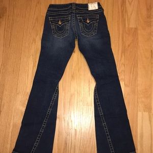True religion boot cut jeans, Swarovski crystals